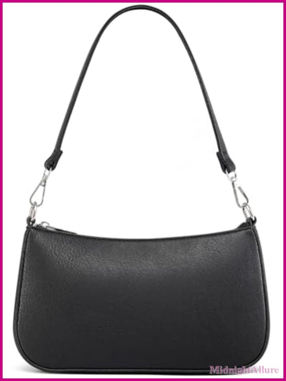 Women's PU Leather Hobo Shoulder Bag Removable Strap Crossbody Purse